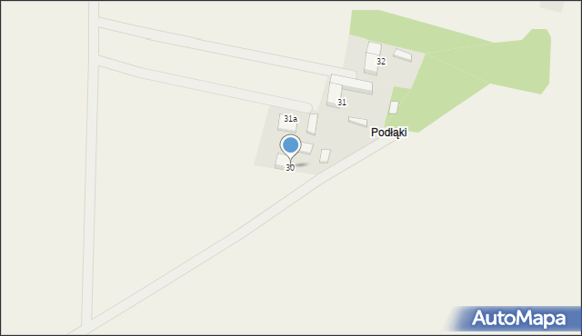 Niedoń, Niedoń, 30, mapa Niedoń