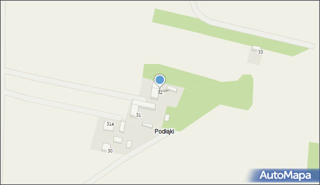 Niedoń, Niedoń, 32, mapa Niedoń