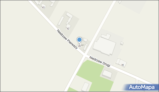 Niedrzew Pierwszy, Niedrzew Pierwszy, 41, mapa Niedrzew Pierwszy