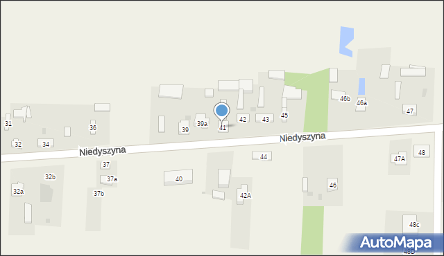 Niedyszyna, Niedyszyna, 41, mapa Niedyszyna