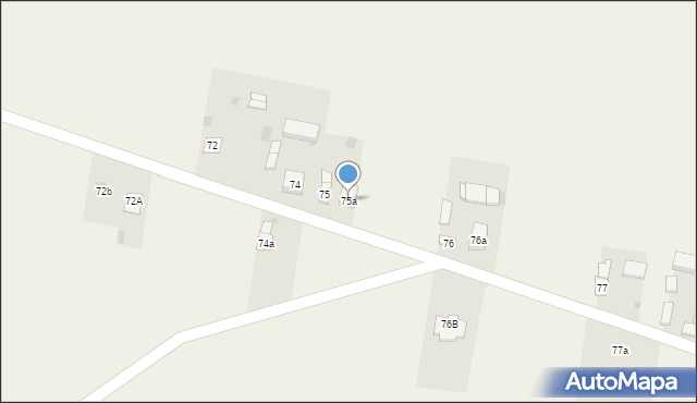 Niedyszyna, Niedyszyna, 75a, mapa Niedyszyna