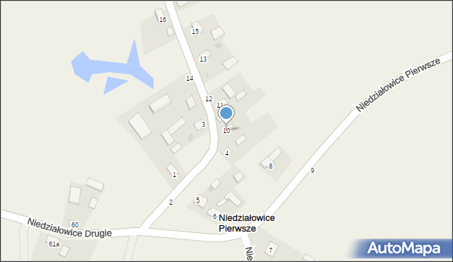 Niedziałowice Pierwsze, Niedziałowice Pierwsze, 10, mapa Niedziałowice Pierwsze