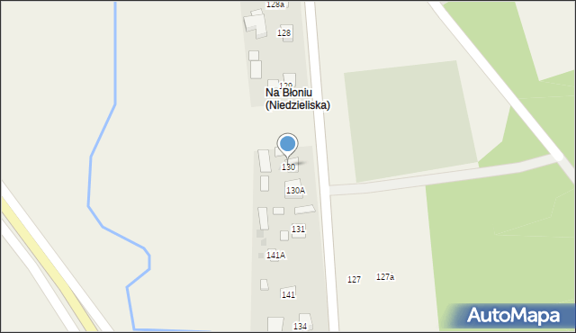 Niedzieliska, Niedzieliska, 130, mapa Niedzieliska