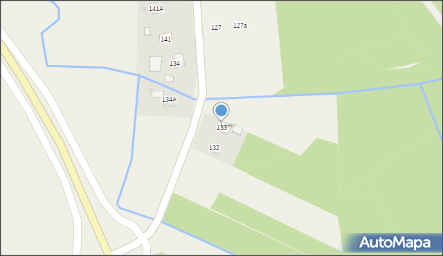 Niedzieliska, Niedzieliska, 133, mapa Niedzieliska