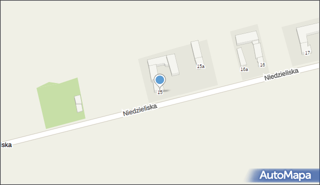 Niedzieliska, Niedzieliska, 15, mapa Niedzieliska