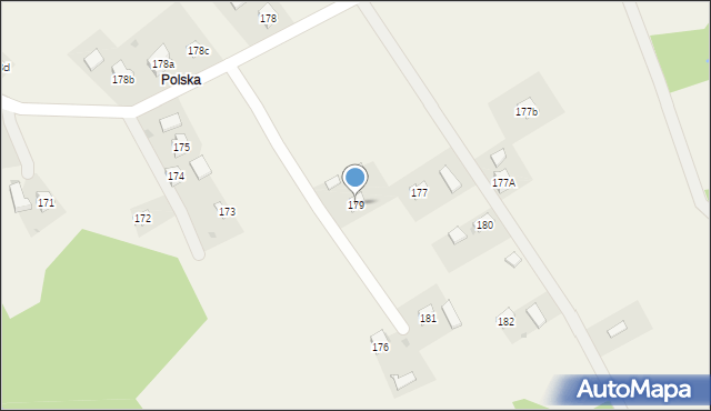 Niedźwiada, Niedźwiada, 179, mapa Niedźwiada