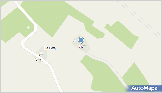 Niedźwiada, Niedźwiada, 349, mapa Niedźwiada