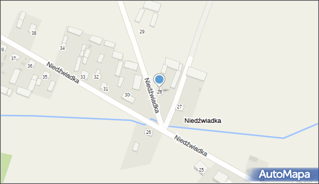 Niedźwiadka, Niedźwiadka, 28, mapa Niedźwiadka