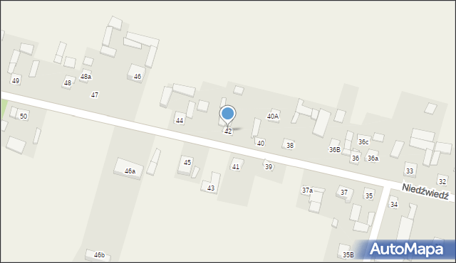 Niedźwiedź, Niedźwiedź, 42, mapa Niedźwiedź