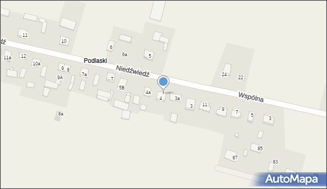 Niedźwiedź, Niedźwiedź, 5d, mapa Niedźwiedź