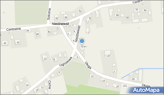 Niedźwiedź, Niedźwiedź, 94, mapa Niedźwiedź