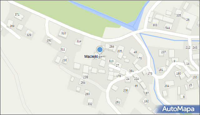 Niedźwiedź, Niedźwiedź, 267, mapa Niedźwiedź