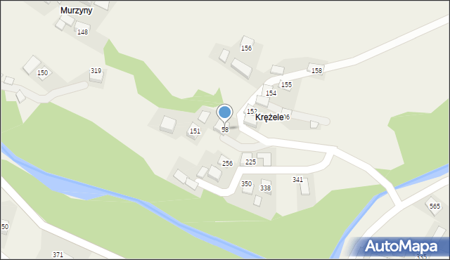 Niedźwiedź, Niedźwiedź, 58, mapa Niedźwiedź