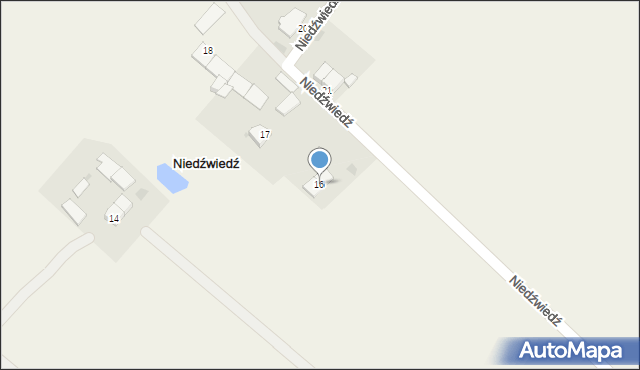 Niedźwiedź, Niedźwiedź, 16, mapa Niedźwiedź