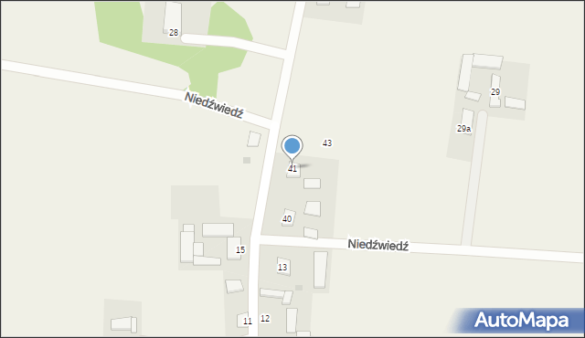 Niedźwiedź, Niedźwiedź, 41, mapa Niedźwiedź