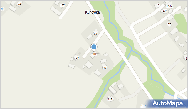 Niedźwiedza, Niedźwiedza, 101, mapa Niedźwiedza