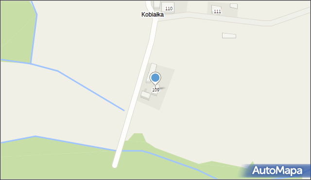 Niedźwiedzice, Niedźwiedzice, 109, mapa Niedźwiedzice