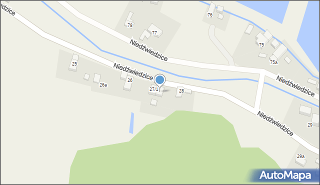 Niedźwiedzice, Niedźwiedzice, 27/2, mapa Niedźwiedzice