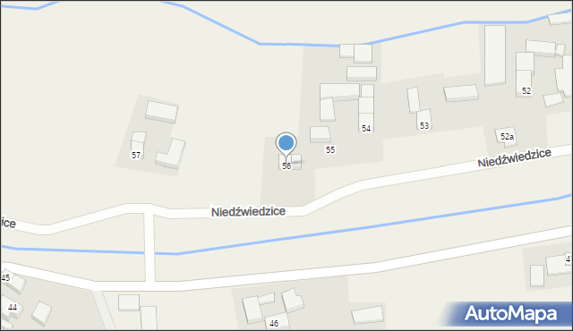 Niedźwiedzice, Niedźwiedzice, 56, mapa Niedźwiedzice