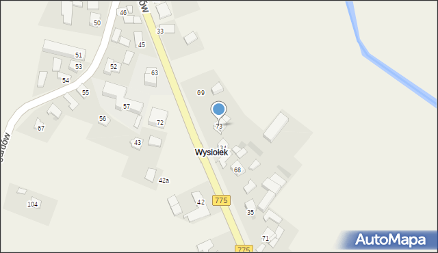 Niegardów, Niegardów, 73, mapa Niegardów