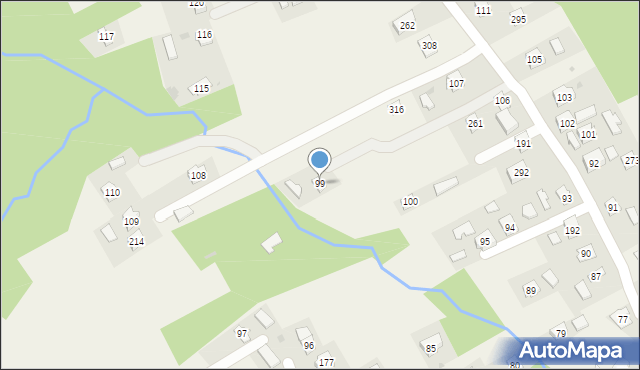 Niegłowice, Niegłowice, 99, mapa Niegłowice