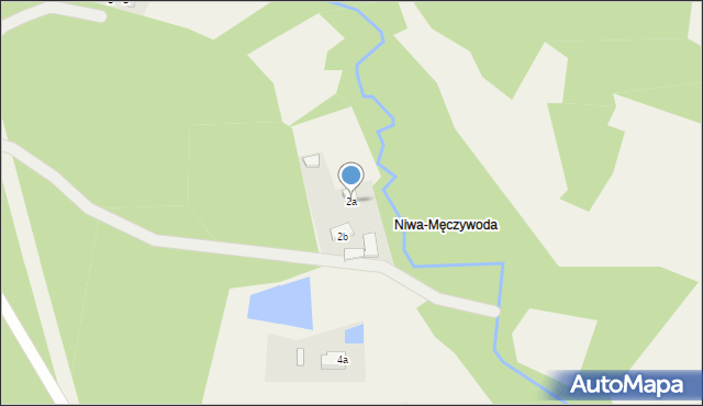 Niegowonice, Niwa, 2a, mapa Niegowonice