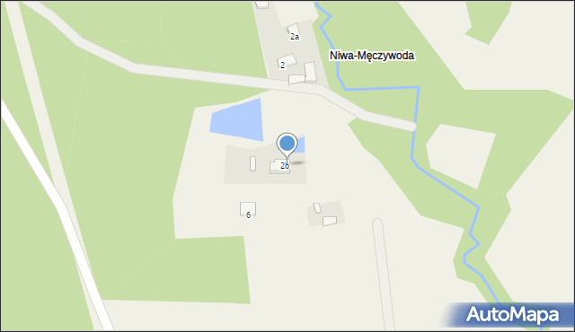 Niegowonice, Niwa, 4a, mapa Niegowonice