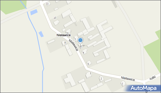 Nieławice, Nieławice, 6, mapa Nieławice