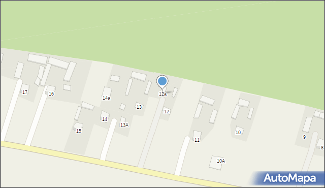 Nielisz, Nielisz, 12a, mapa Nielisz