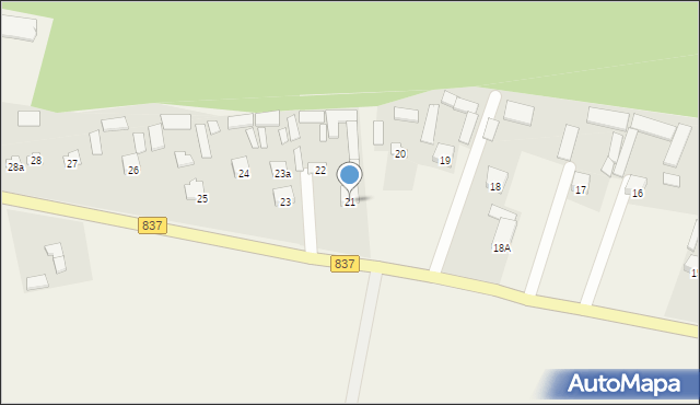 Nielisz, Nielisz, 21, mapa Nielisz