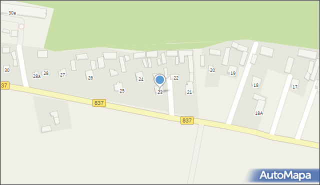 Nielisz, Nielisz, 23, mapa Nielisz