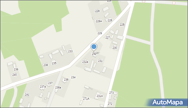 Nielisz, Nielisz, 232, mapa Nielisz