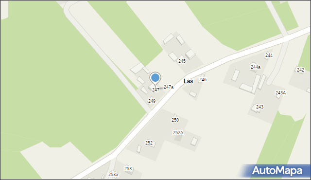 Nielisz, Nielisz, 247, mapa Nielisz