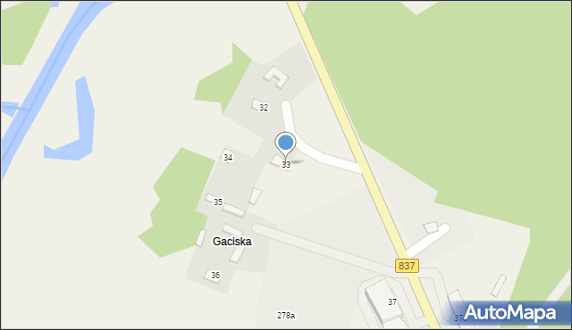 Nielisz, Nielisz, 33, mapa Nielisz