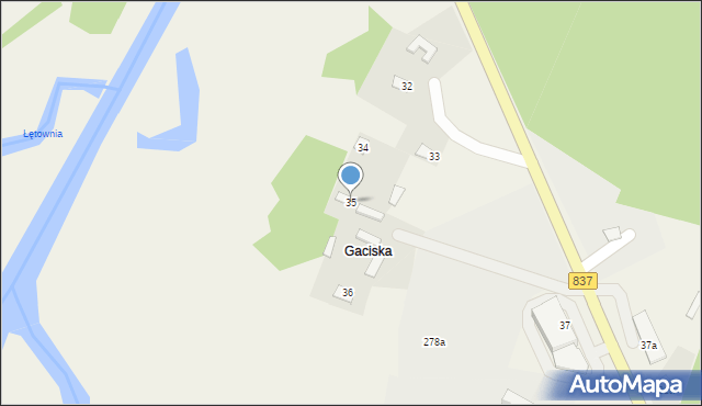 Nielisz, Nielisz, 35, mapa Nielisz