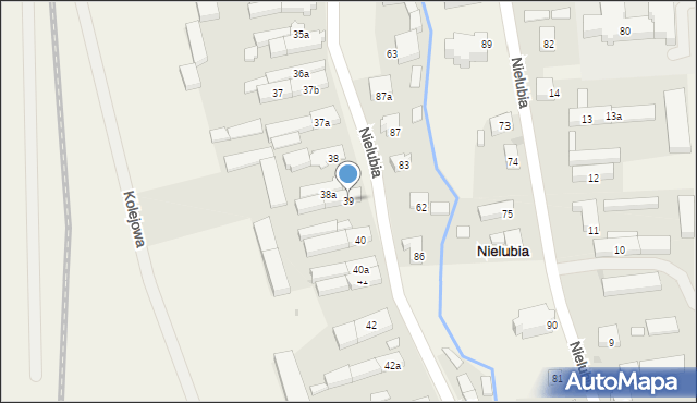 Nielubia, Nielubia, 39, mapa Nielubia