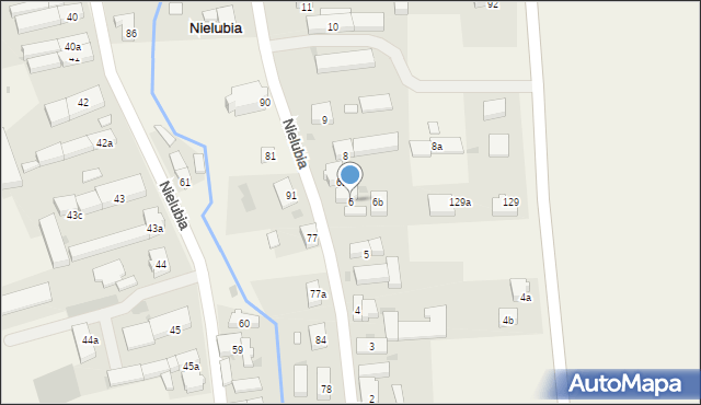 Nielubia, Nielubia, 6c, mapa Nielubia
