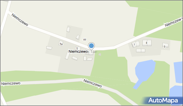 Niemczewo, Niemczewo, 6/1, mapa Niemczewo