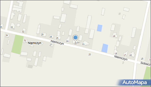 Niemczyn, Niemczyn, 22, mapa Niemczyn