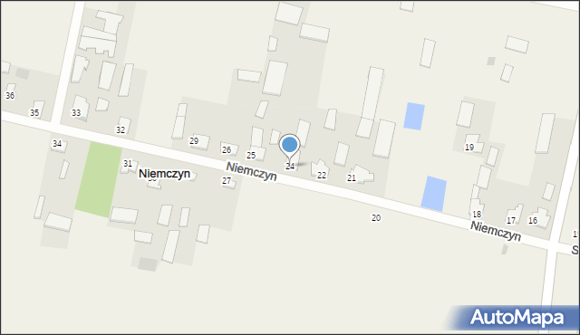 Niemczyn, Niemczyn, 24, mapa Niemczyn