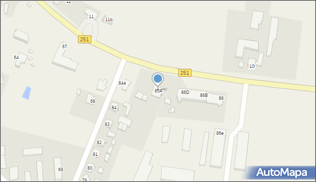 Niemczyn, Niemczyn, 85A, mapa Niemczyn