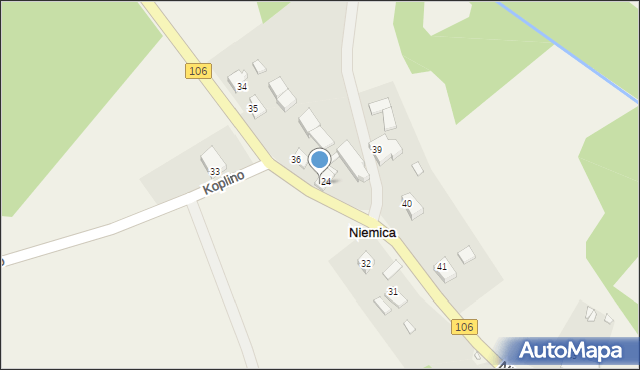 Niemica, Niemica, 37, mapa Niemica