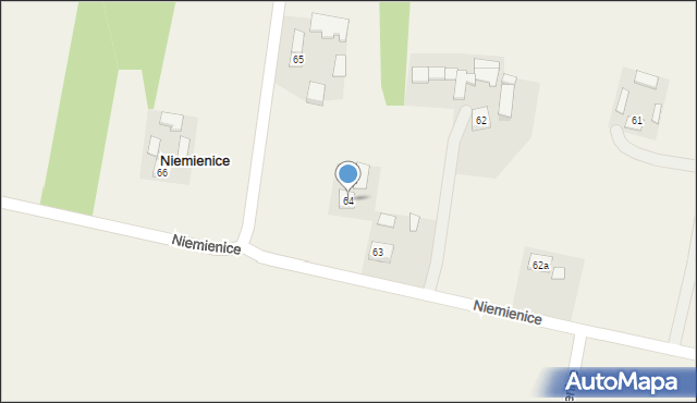 Niemienice, Niemienice, 64, mapa Niemienice