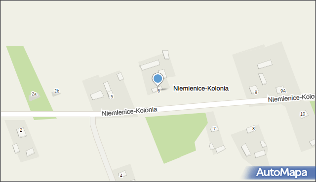 Niemienice-Kolonia, Niemienice-Kolonia, 6, mapa Niemienice-Kolonia