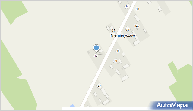 Niemieryczów, Niemieryczów, 41, mapa Niemieryczów