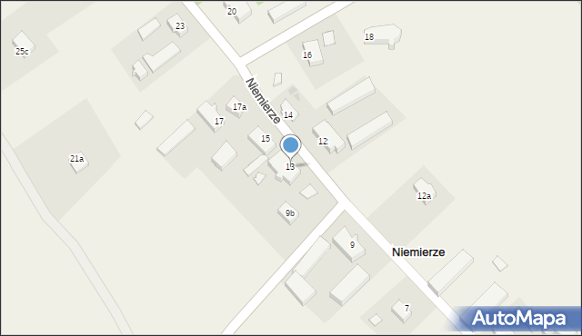 Niemierze, Niemierze, 13, mapa Niemierze