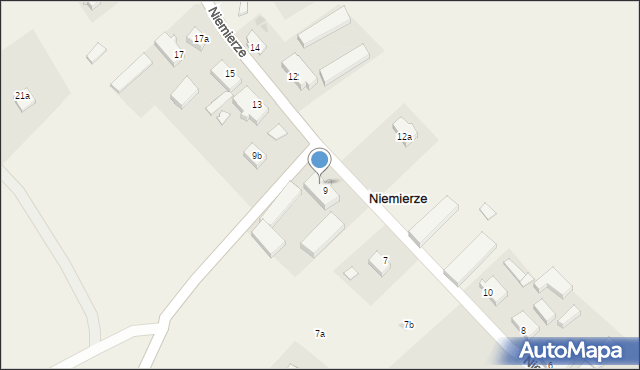 Niemierze, Niemierze, 9a, mapa Niemierze