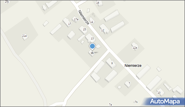 Niemierze, Niemierze, 9b, mapa Niemierze