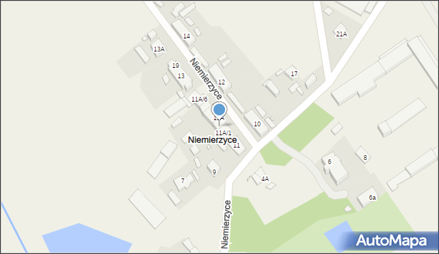 Niemierzyce, Niemierzyce, 11A/2, mapa Niemierzyce