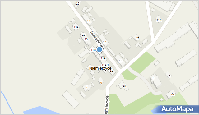 Niemierzyce, Niemierzyce, 11A/4, mapa Niemierzyce